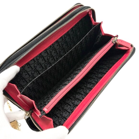 Christian Dior Vintage 2001 Logo Leopard Print Pony Hair Wallet Dice [106430] - Picture 9 of 15